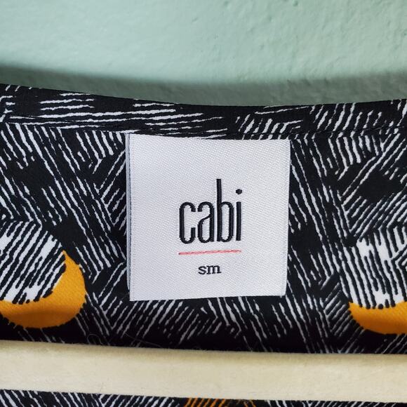 Cabi Eclipse Moon Popover Blouse Size Small - Picture 3 of 7